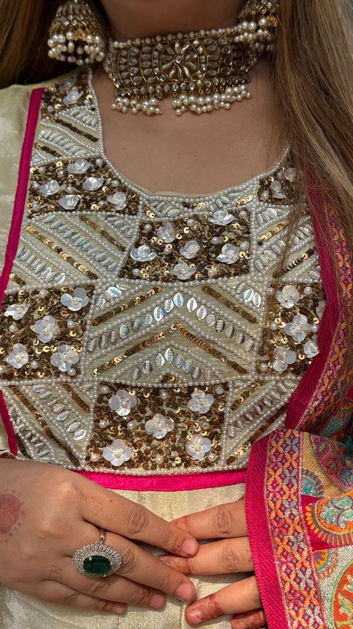 Elara  Anarkali- Pink, Red, Purple